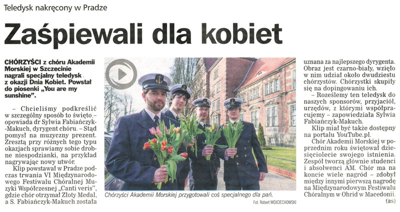 Zaśpiewali dla kobiet