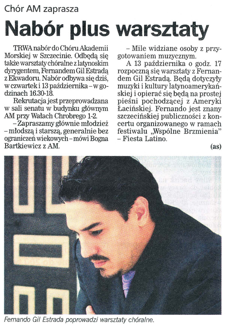 Nabór plus warsztaty